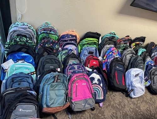 Backpacks and BBQ Donation Event